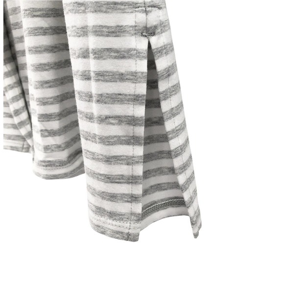 Lands End NEW Womens Size XS Petite Midi Striped Tee Shirt Dress Short Sleeves - Picture 3 of 5